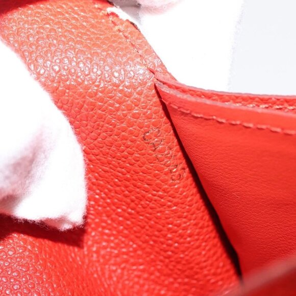 LOUIS VUITTON Monogram Empreinte Portefeuille Curieuse Red M60300 Auth bs29504 - Picture 13 of 16